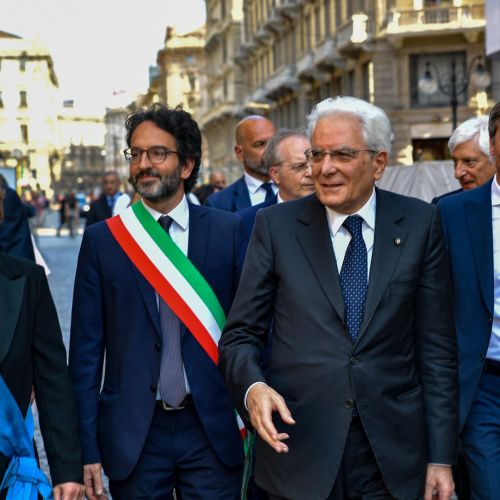 Con il Presidente Sergio Mattarella, a Milano per il Premo Ambrosoli