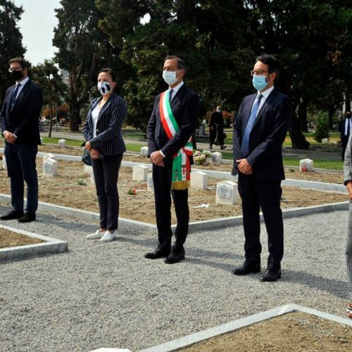 La commemorazione delle vittime della pandemia