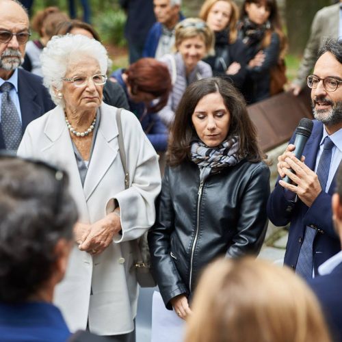 L'inaugurazione del Giardino dei Giusti