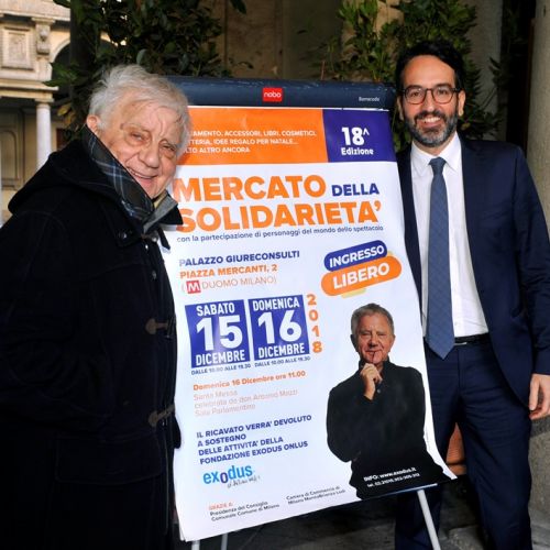 Il Mercato della Solidarieta’ di Don Mazzi di nuovo in piazza Duomo